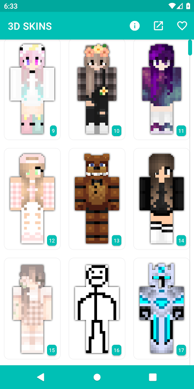 Skins for Craftsman, Minecraft 3