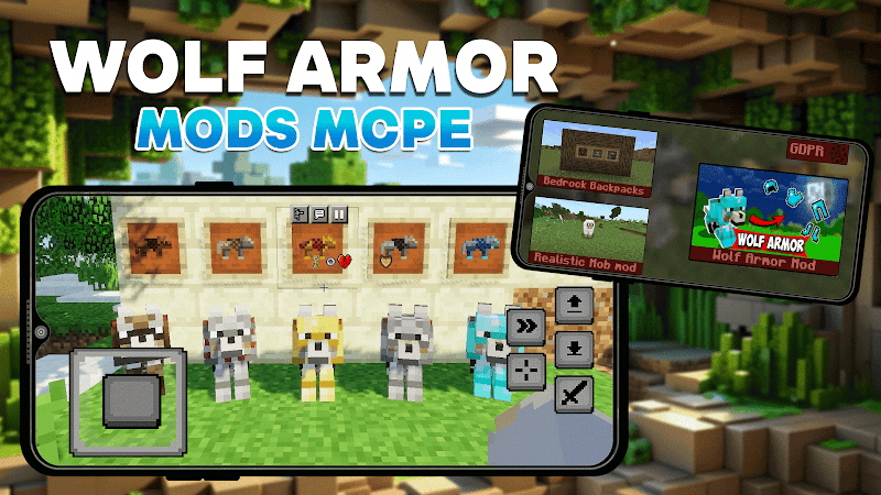 Wolf Armor Mod for Minecraft 1